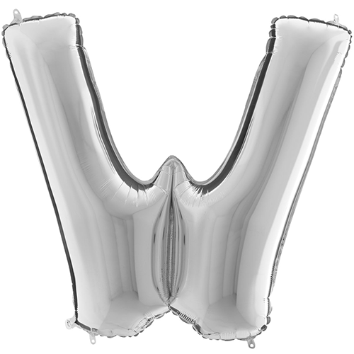 [G429S-P] Lettre "W" Silver 40" - Grabo