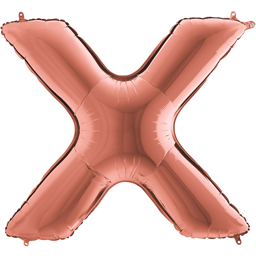 [G4323RG-P] Lettre "X" Rose Gold 40" - Grabo