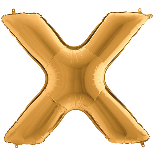 [G432G-P] Lettre "X" Gold 40" - Grabo