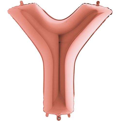 [G4423RG-P] Lettre "Y" Rose Gold 40" - Grabo