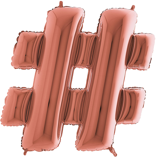 [G4723RG-P] Hasthag Rose Gold 40" - Grabo