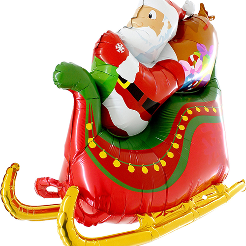 [G73030-P] Traineau Pere Noel 46" - Grabo