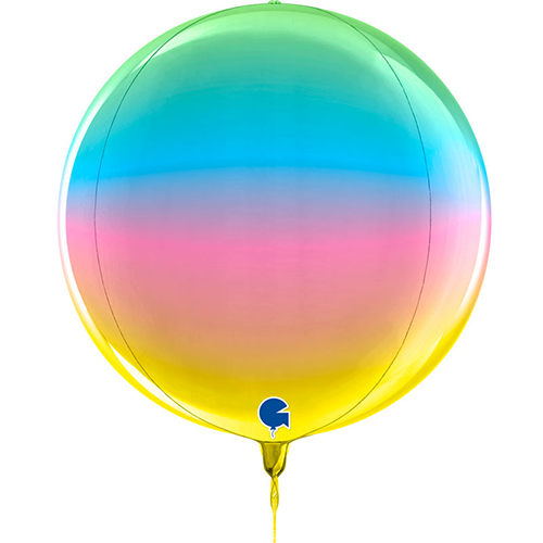 [G74006] Globe 11" Rainbow 4D Vrac - Grabo
