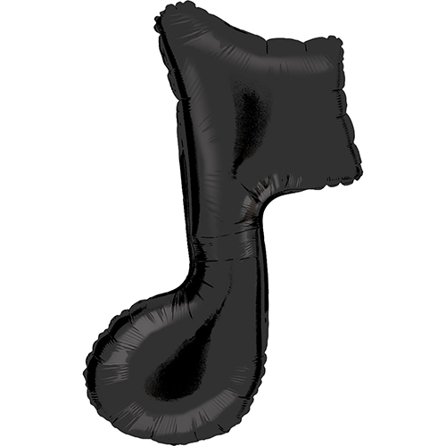 [G85376-P] Musique Note Simple Black 35" - Grabo