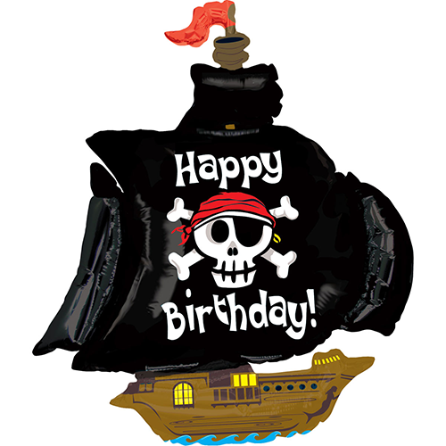 [G85484-P] Pirate Ship Birthday 46" - Grabo