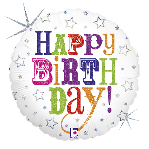 [G86678H-P] Birthday Greetings 18" - Grabo