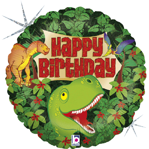 [G86747H-P] Dinosaur Birthday 18" - Grabo