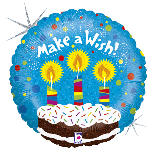 [G86833H-P] Make A Wish Birthday 18" - Grabo - FDS