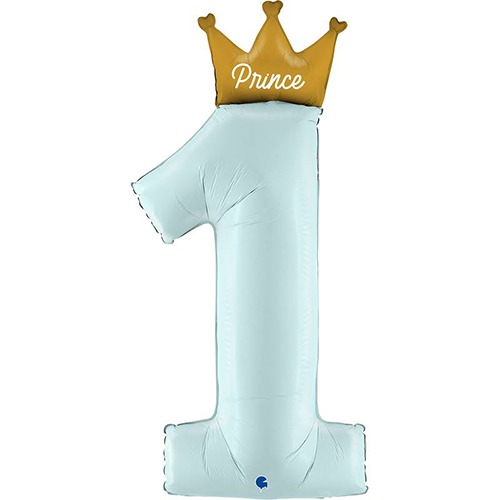 [GG72102-P] My 1st Birthday Prince 46" - Grabo