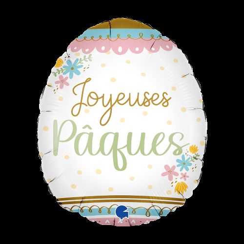 [GG78215-P-FR] Joyeuses Paques 18" - Grabo