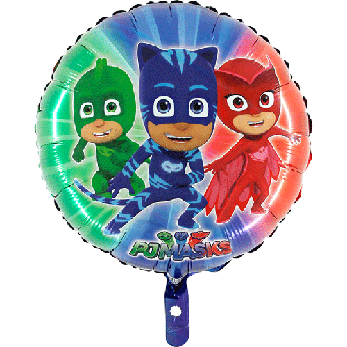 [GL18028CV-P] Alu Rond 18" Pj Masks Pack - Licence