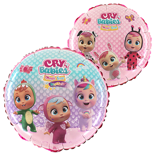 [GL18040-P] Alu Rond 18" Cry Babies Pack - Licence