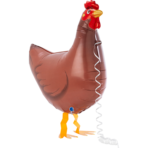 [GPW01-P] Penny The Hen 24" Balloon Friend - Grabo