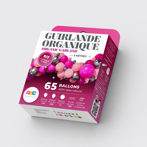[GA1116] Kit Guirlande Organique Pink