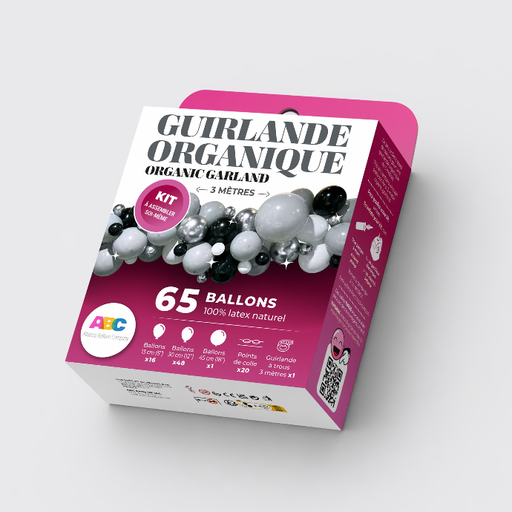 [GA1118-FR] Kit Guirlande Organique Gray