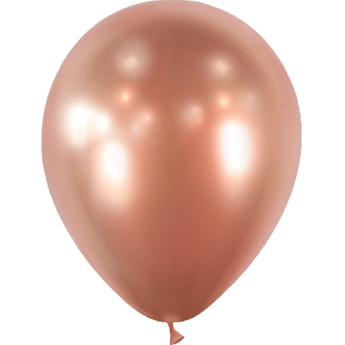 [HG112-25B07-FR] 25 Ballons 12" Doré Rose Brillant - Balloonia