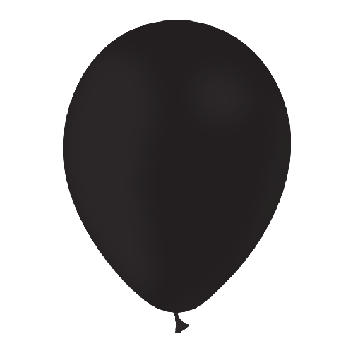 [HG112-50P41] 50 Ballons 12" Standard Noir - Balloonia