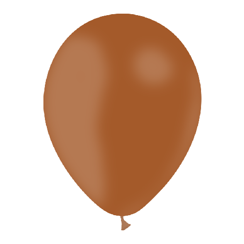 [HG112-50P45] 50 Ballons 12" Standard Marron - Balloonia