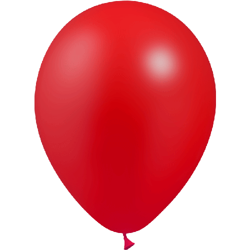 [HG112M83] 100 Ballons 12" Metal Rouge - Balloonia