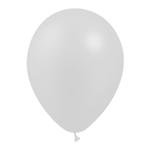 [HG112M93] 100 Ballons 12" Metal Argent - Balloonia