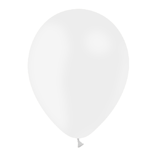 [HG112P20] 100 Ballons 12" Standard Blanc - Balloonia