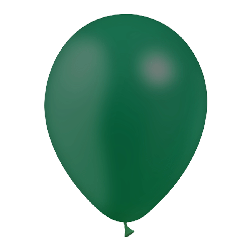[HG112P39] 100 Ballons 12" Standard Vert Foret - Balloonia