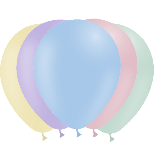 [HG112T] 100 Ballons 12" Pastel Matte Assortis  - Balloonia