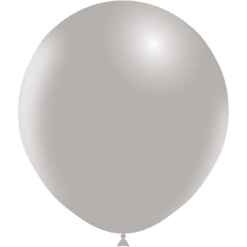 [HG118-25P44] 25 Ballons 18" Standard Gris - Balloonia