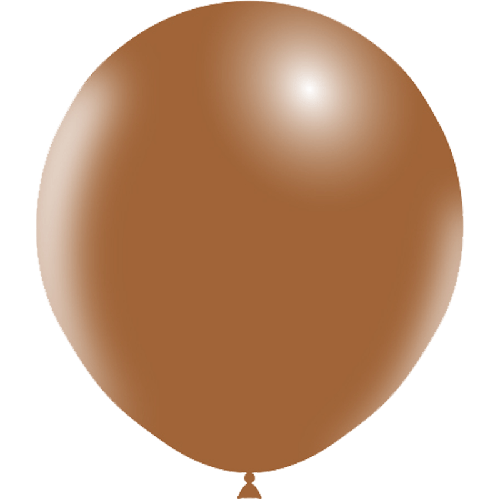 [HG118-25P45] 25 Ballons 18" Standard Marron - Balloonia