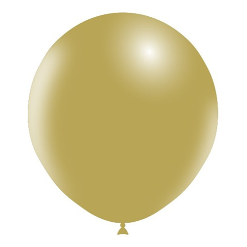 [HG118-5V04-FR] 5 Ballons 18" Vintage Mustard - Balloonia