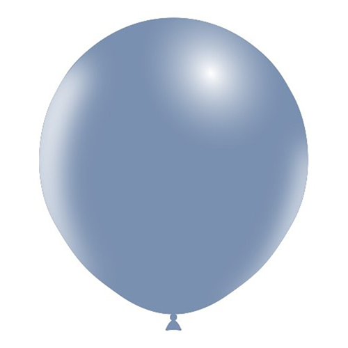 [HG118-5V05-FR] 5 Ballons 18" Vintage Bleu - Balloonia