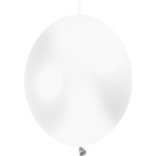 [HG12L-50P20] 50 Ballons Deco Link 12" Standard Blanc - Balloonia