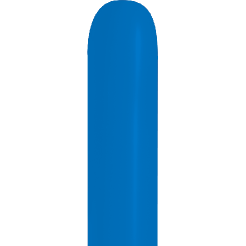 [HG160P34] 100 Ballons À Modeler 160 Bleu Roi - Balloonia