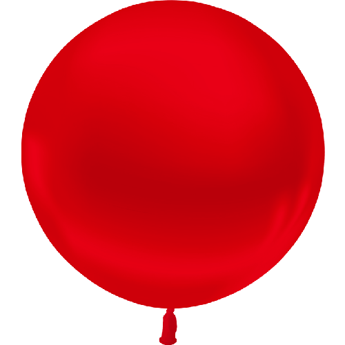 [HG2-M83] 1 Latex Metal Rouge 2' (60Cm) Vrac - Balloonia