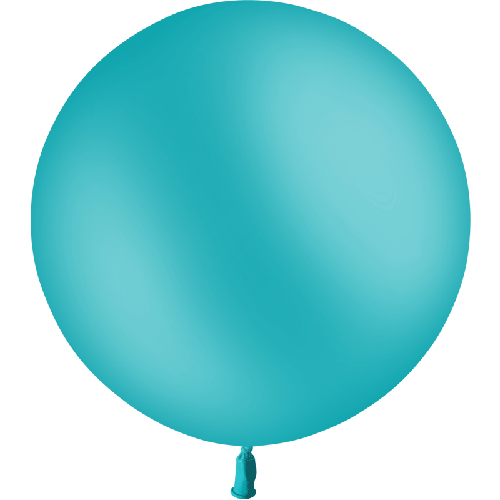 [HG2-P43] 1 Latex Standard Turquoise 2' (60Cm) Vrac - Balloonia