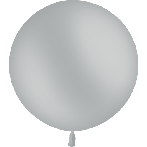 [HG2-P44] 1 Latex Standard Gris 2' (60Cm) Vrac - Balloonia