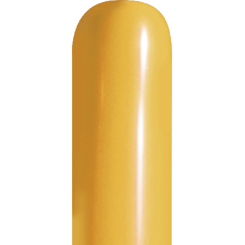 [HG360M94] 100 Ballons À Modeler 360 Metal Or - Balloonia