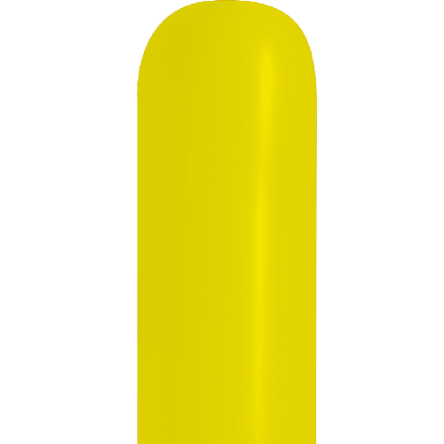 [HG360P22] 100 Ballons À Modeler 360 Jaune Citron - Balloonia