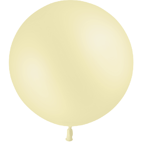 [HG3-T04] 1 Latex  Pastel Jaune T04 3' (90Cm) Vrac - Balloonia