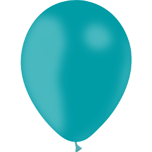 [HG45-25P43] 25 Ballons Turquoise 5" Standard - Balloonia