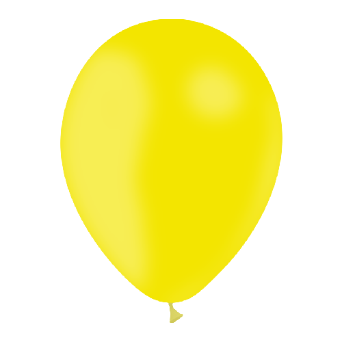 [HG45P22] 100 Ballons 5" Standard Jaune Citron - Balloonia