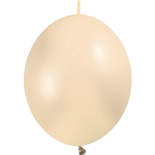 [HG6LP21] 100 Ballons Deco Link 6" Standard Ivoire - Balloonia