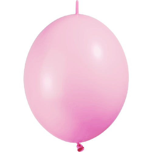 [HG6LP28] 100 Ballons Deco Link 6" (15Cm ) Standard Rose Bonbon - Balloonia
