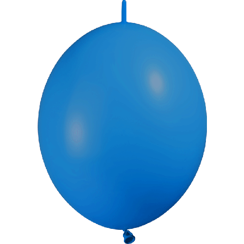 [HG6LP34] 100 Ballons Deco Link 6" Standard Bleu Roi - Balloonia