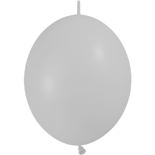 [HG6LP44] 100 Ballons Deco Link 6" Standard Gris - Balloonia