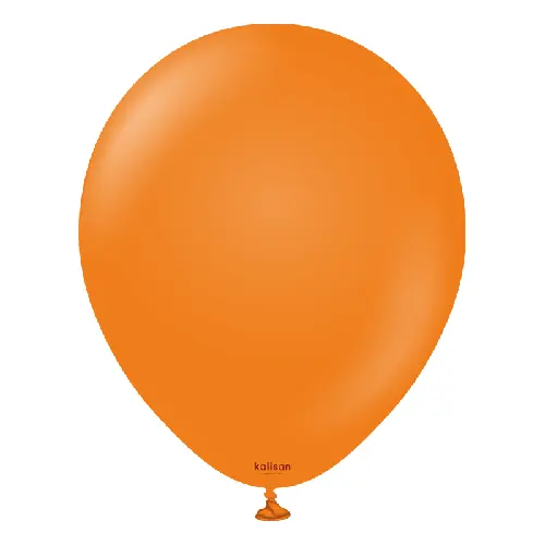 [11223201] 12" Standard Ballon Orange 100ct - Kalisan