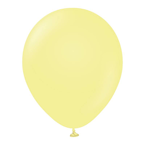 [11230051] 12" Macaron Yellow 100ct - Kalisan