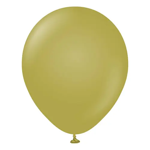 [11280091] 12" retro olive 100ct - Kalisan