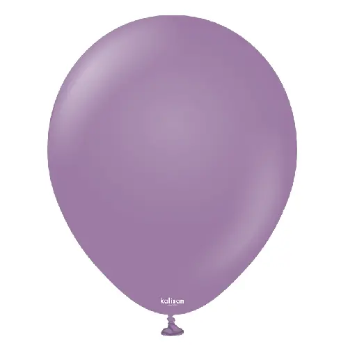 [11280111] 12" Retro Ballon Lavender  100ct - Kalisan