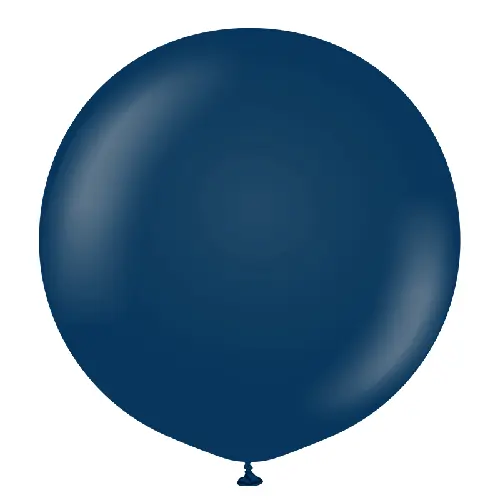 [12423429-FR] 24" Standard Ballon Navy Blue 1ct Fds - Kalisan
